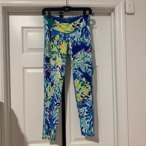 Lilly Pulitzer Blue and Green Leggings